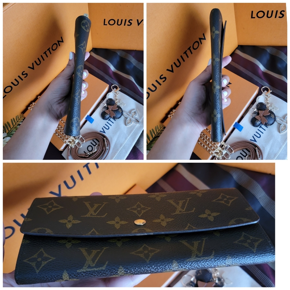 🤎Authentic Louis Vuitton Monogram Sarah Wallet Women's Large Wallet🤎 - Picture 17 of 17